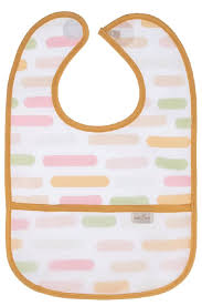 BabyJem Stain Proof Baby Bib – Pastel Stripes