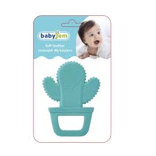 BabyJem Silicone Baby Teether Cactus – Green