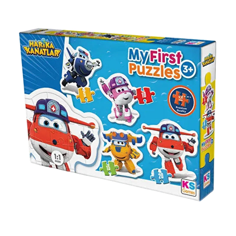 KS Games Super Wings First Puzzle 4 In 1 - 50 Pieces