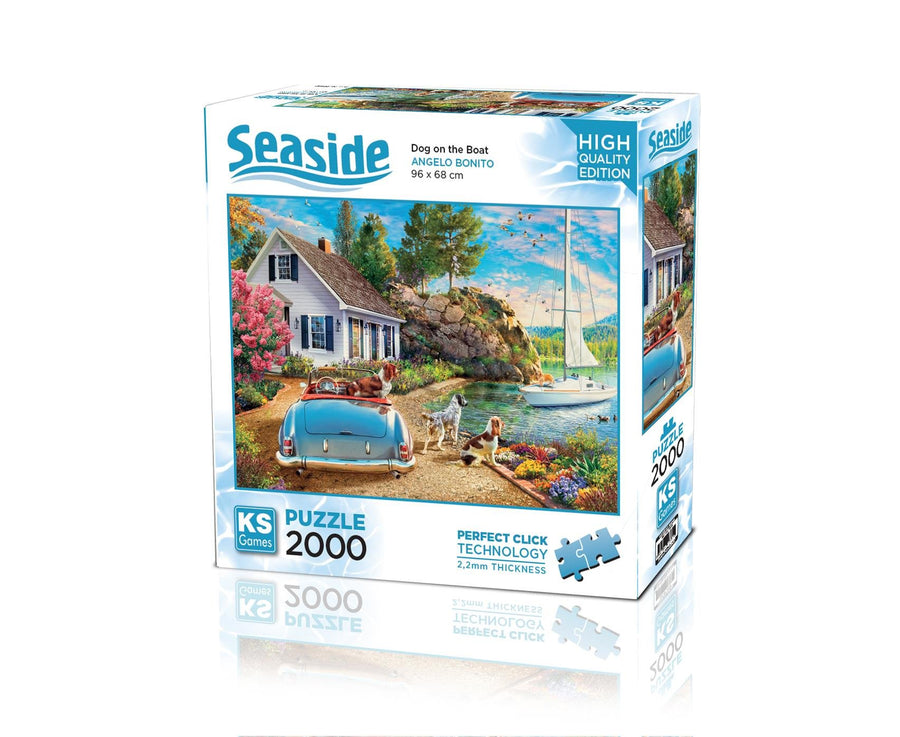 KS Games Puzzle Dog On The Boat - 2000 PCS