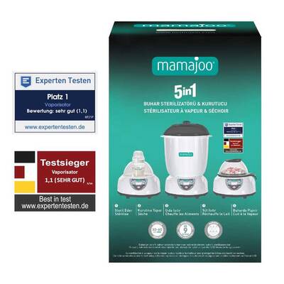 Mamajoo 5-in-1 Electric Steam Sterilizer & Dryer for Baby Bottles