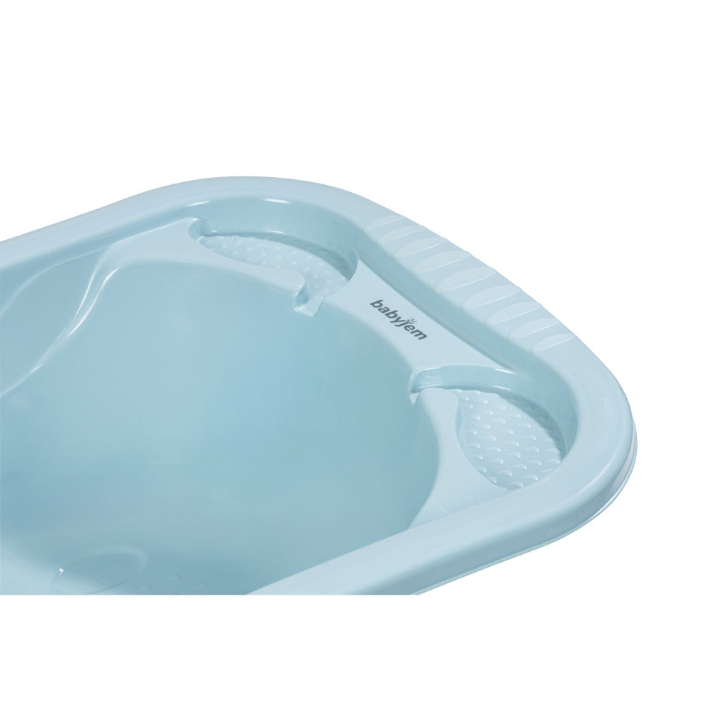 Light blue baby bath tub