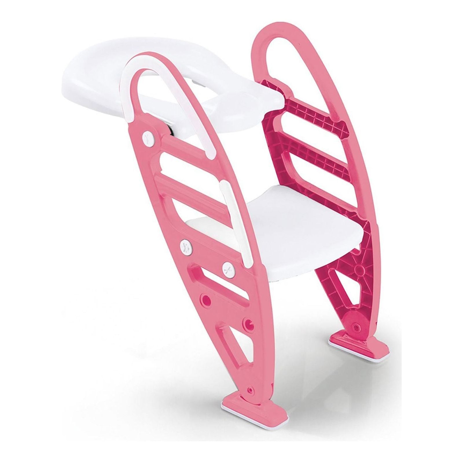 Dolu 7250 Toilet Trainer Non-Slip Children's Adjustable Ladder - Pink