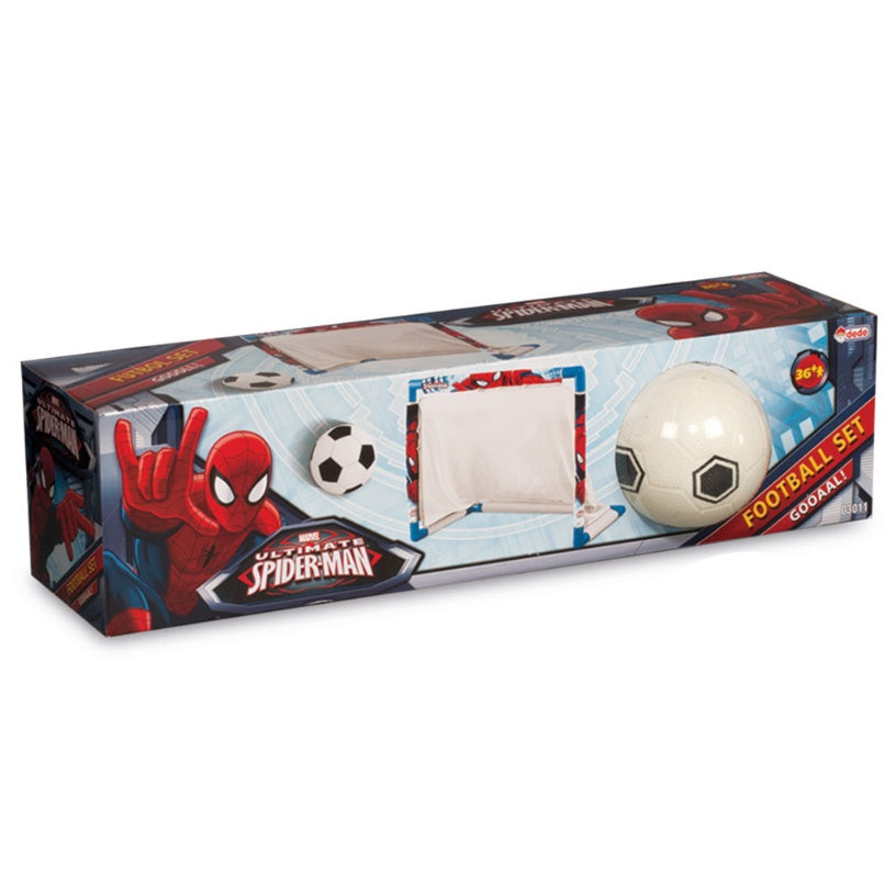Spiderman Football Set with Goal for Kids