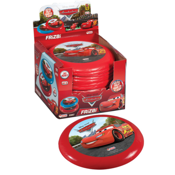 Dede Cars Frisbee Flying Set - Red