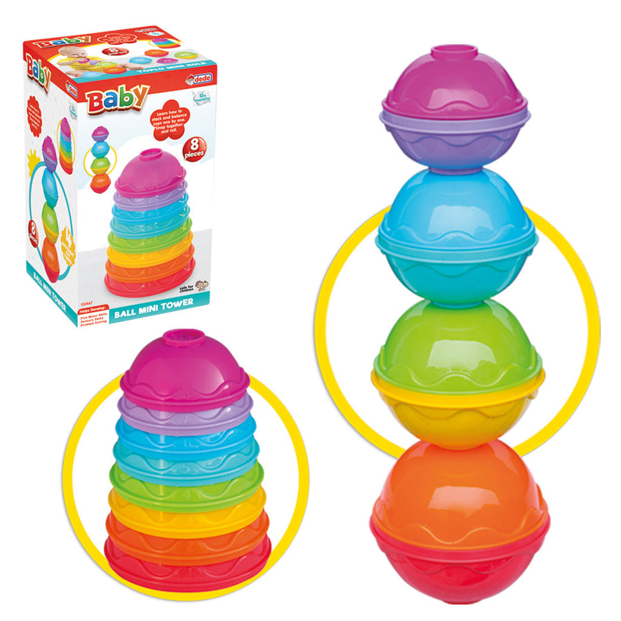 Dede Baby Ball Mini Towers - 8 Pieces