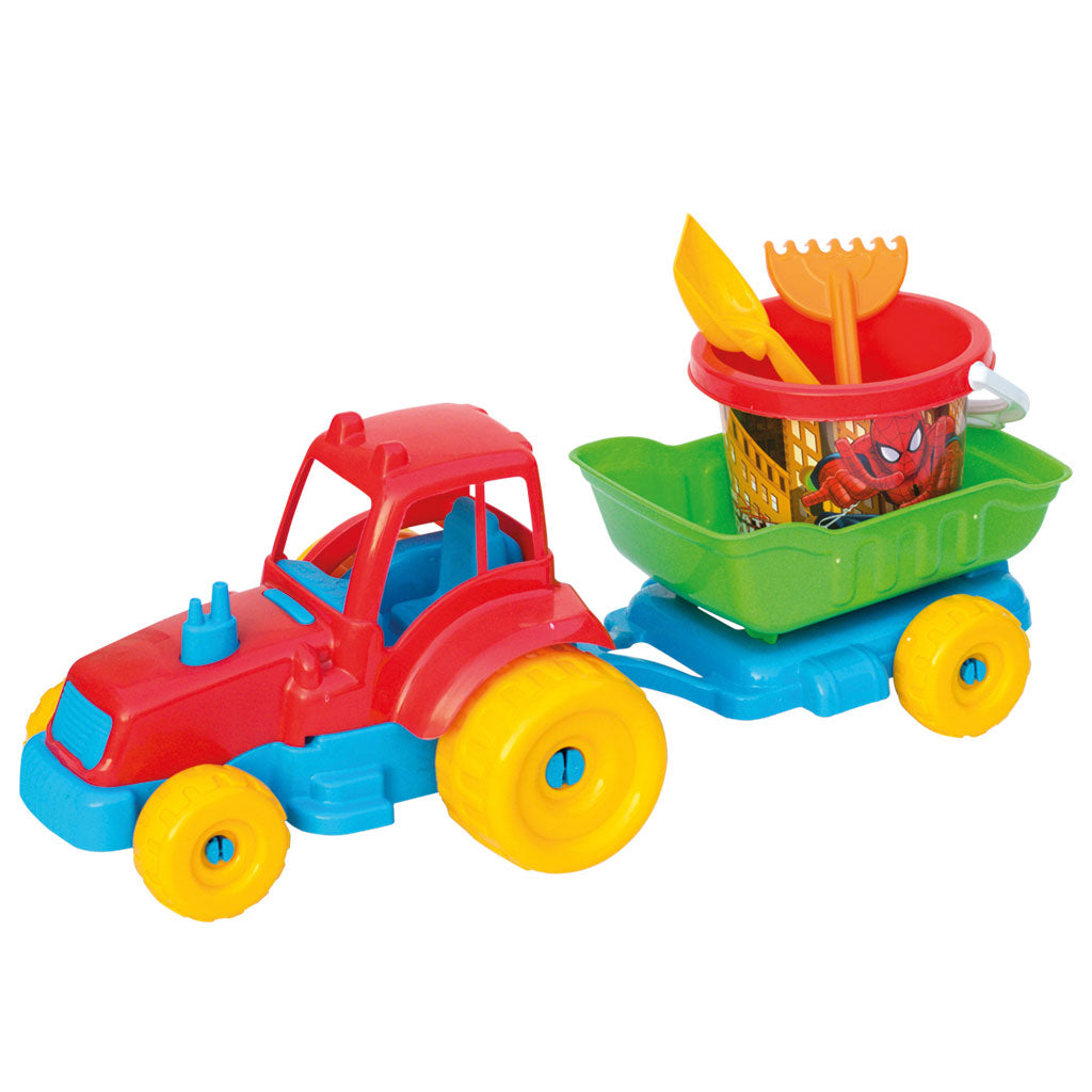 Dede Spiderman Tractor Beach Set ( Color May Vary )