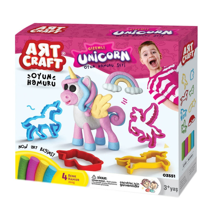 Unicorn Play Dough Set – 200g