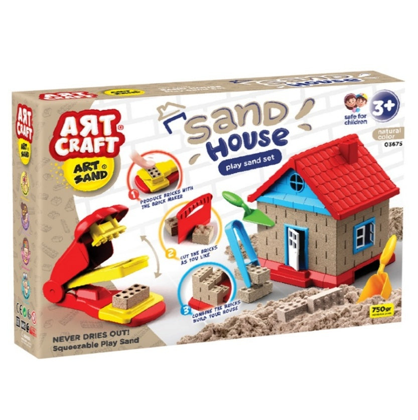 Kinetic House Modeling Play Sand Set