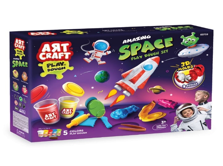 Amazing Space Play Dough Set – 6 x 54g