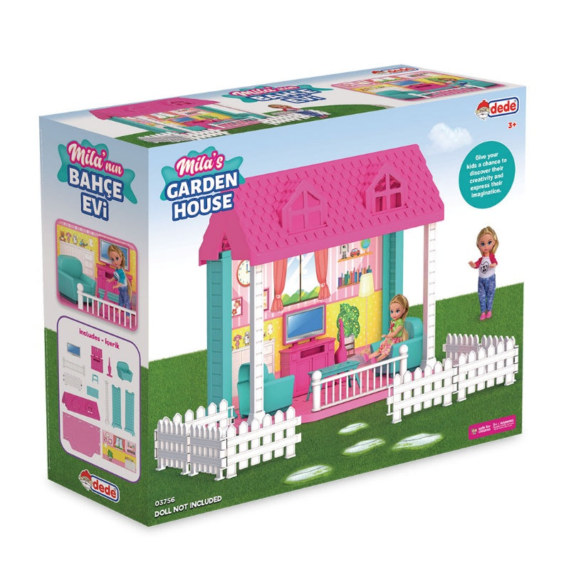 Mila's Garden House Dollhouse Play Set