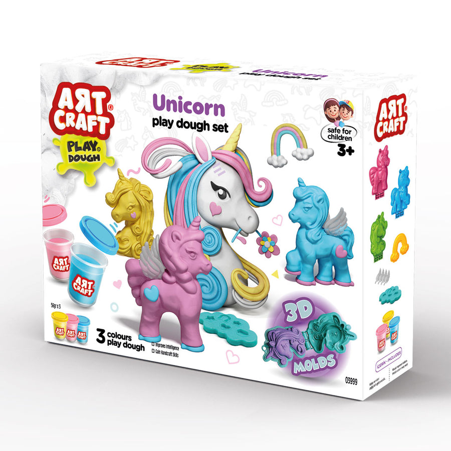 Unicorn Play Dough Set – 168g