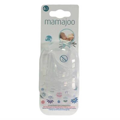 Mamajoo Anti-Colic Silicone Soft Spouts with Storage Box – 2 Pack