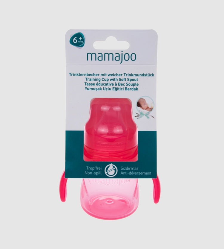 Mamajoo Non-Spill Training Cup with Handles & Anti-Colic Spout – Assorted 5 Colours, 160ml