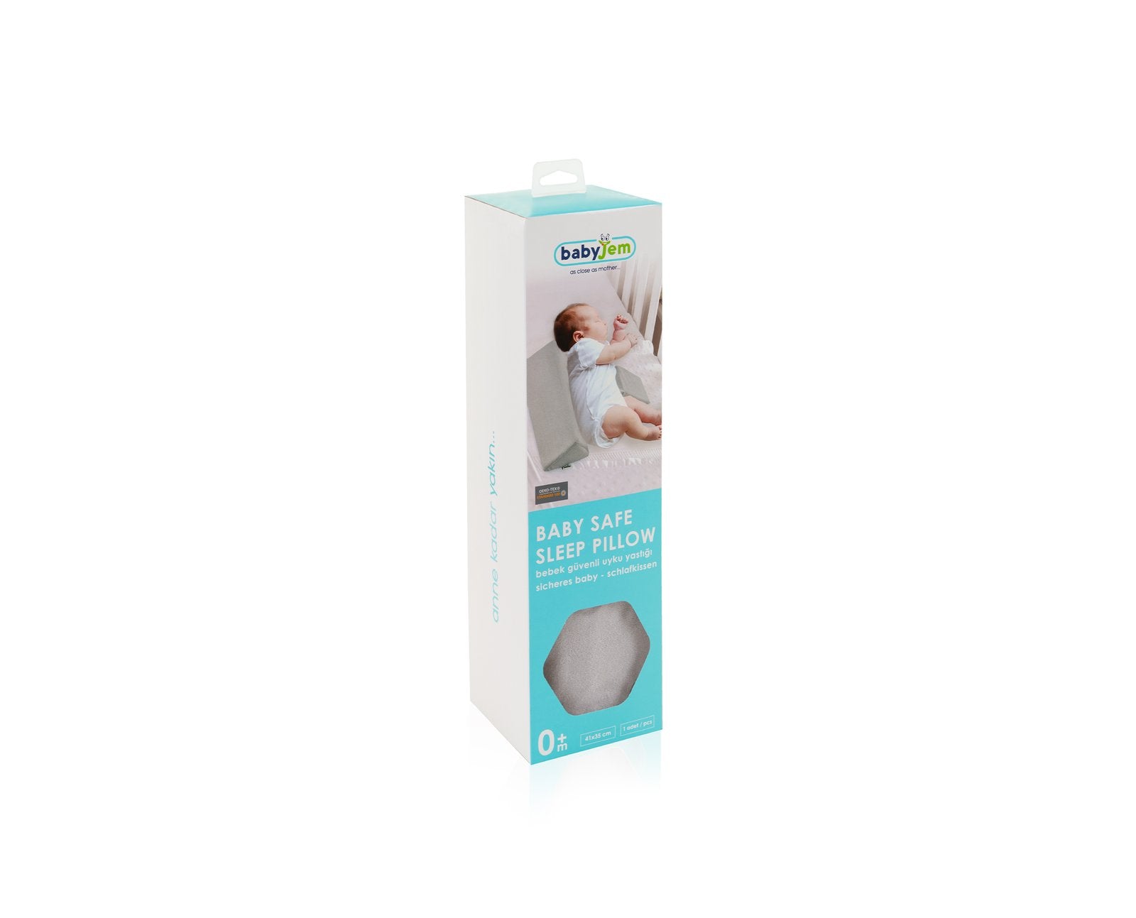 Babyjem Side Sleep Pillow - Grey