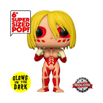 Funko Pop! Super Anime: Attack on Titan - Female Titan (Glow in the Dark)(Exclusive)