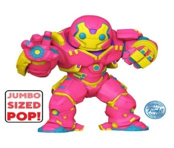 Funko Pop! Jumbo Super Heroes: Marvel - The Infinity Saga - Iron Man Hulkbuster (Blacklight) (Exclusive)