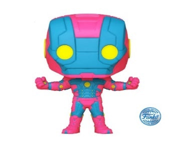 Funko Pop! Super Heroes: Marvel - The Infinity Saga - Iron Man Mark V (Blacklight) (Exclusive)