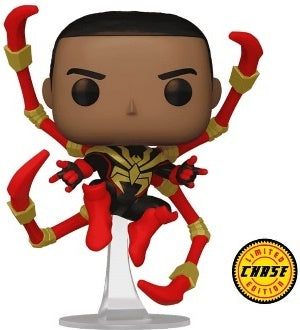 Funko Pop! Super Heroes: Marvel - Spider-Man Comics - Miles Morales Iron Spider (Unmasked) - Chase
