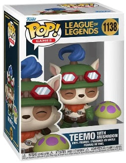 Funko Pop! & Buddy Games: League of Legends - Teemo with Mushroom