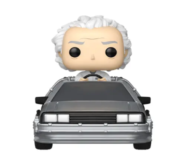 Funko Pop! Rides Deluxe Movies: Back to the Future 40th Anniversary - Doc with Time Machine