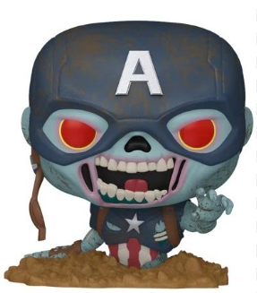 Funko Pop! Super Heroes: Marvel - Marvel Zombies - Zombie Captain America #1554