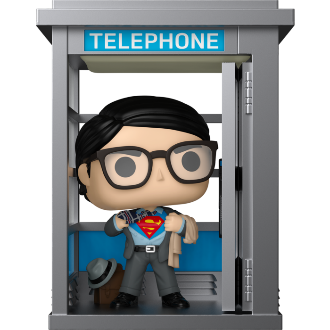 Funko Pop! Deluxe Super Heroes: DC - Superman In Phone Booth (Exclusive)