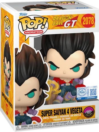 Funko Pop! Anime: Dragon Ball GT - Super Saiyan 4 Vegeta (Flocked) (Glow in the Dark) (Exclusive) - Chase #2078