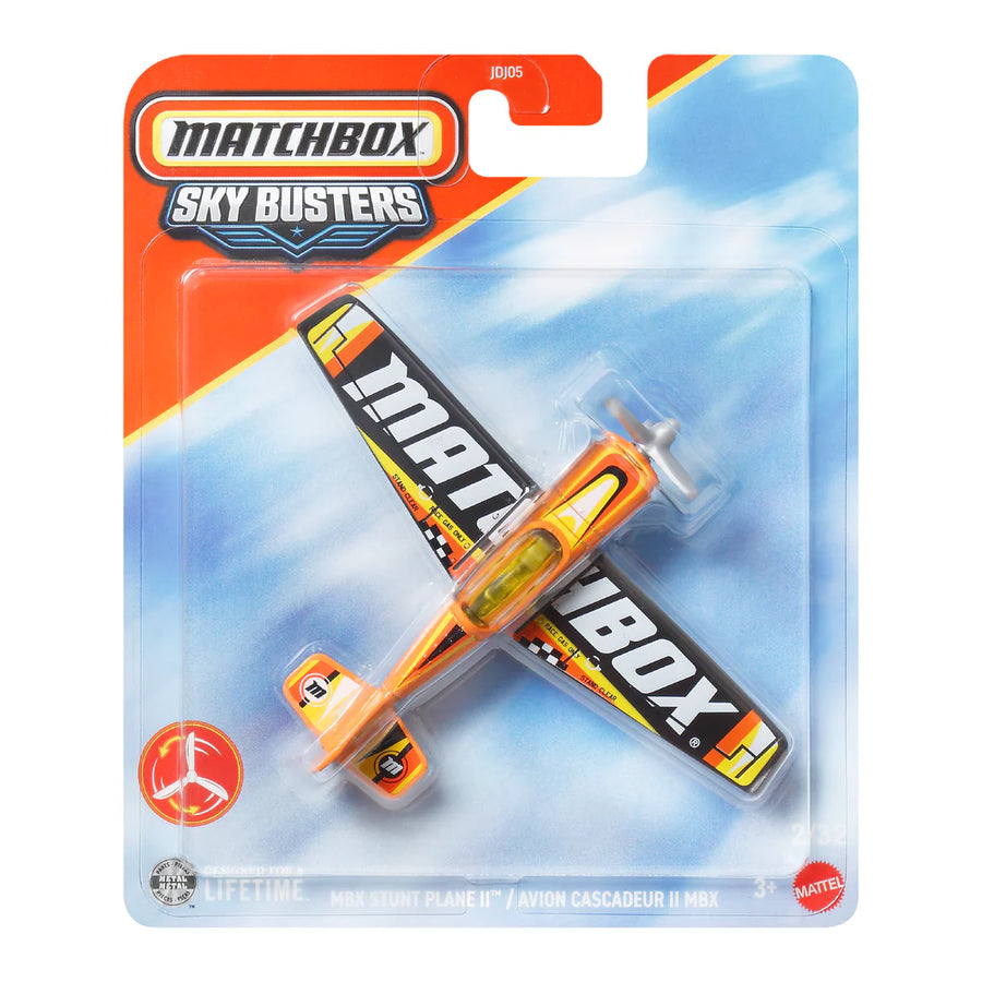 Matchbox Sky Busters Airplane - MBX Stunt Plane II / Avon Cascadeur II MBX