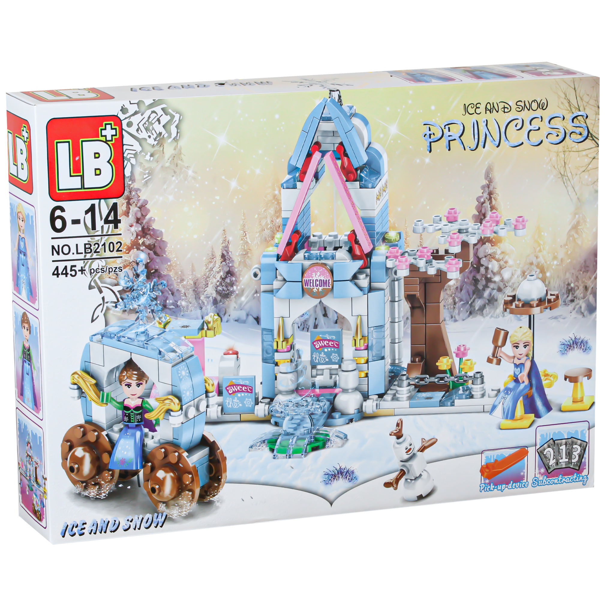 Building Blocks Ice & Snow Princess 445 PCS