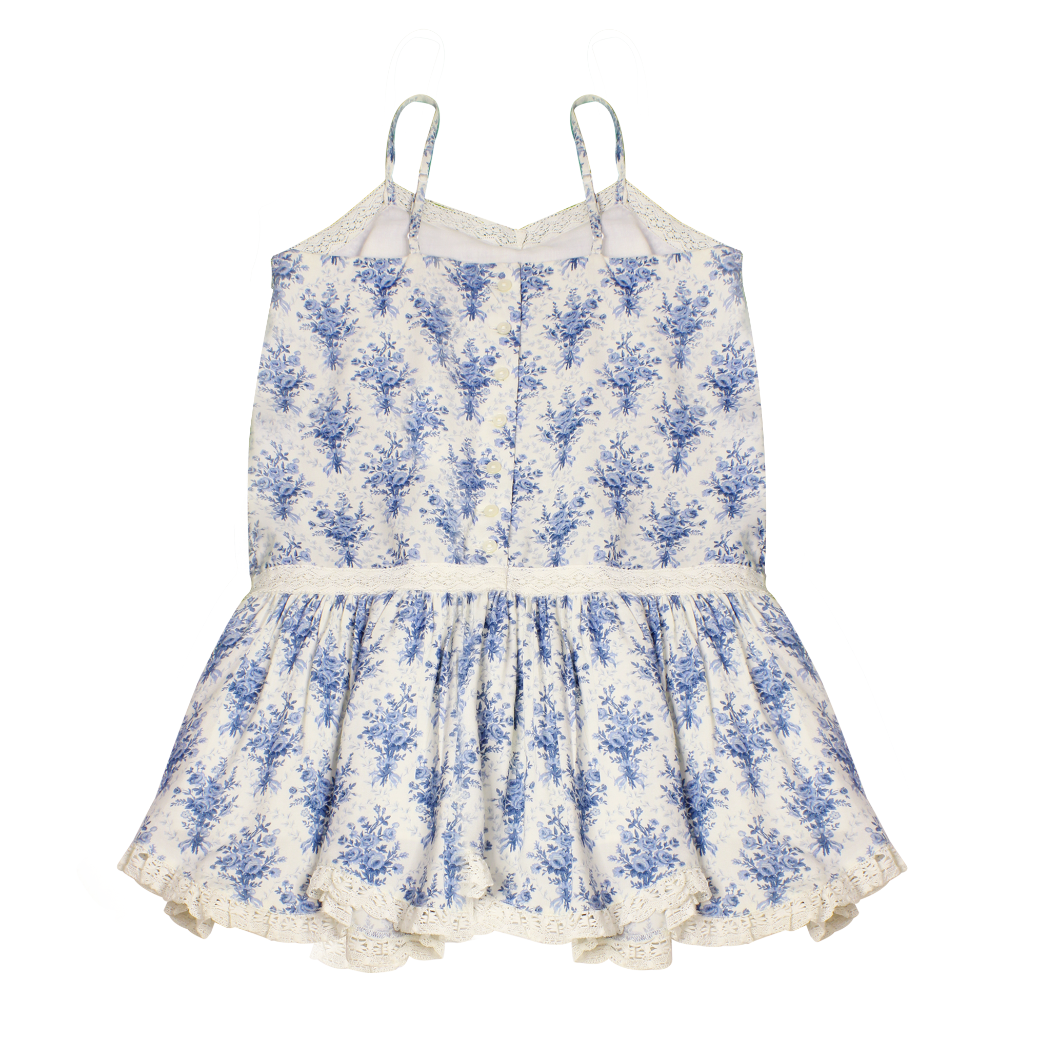 POLO RALPH LAUREN Kids BLUE FLORAL DRESS - Size 10 - 3alababak