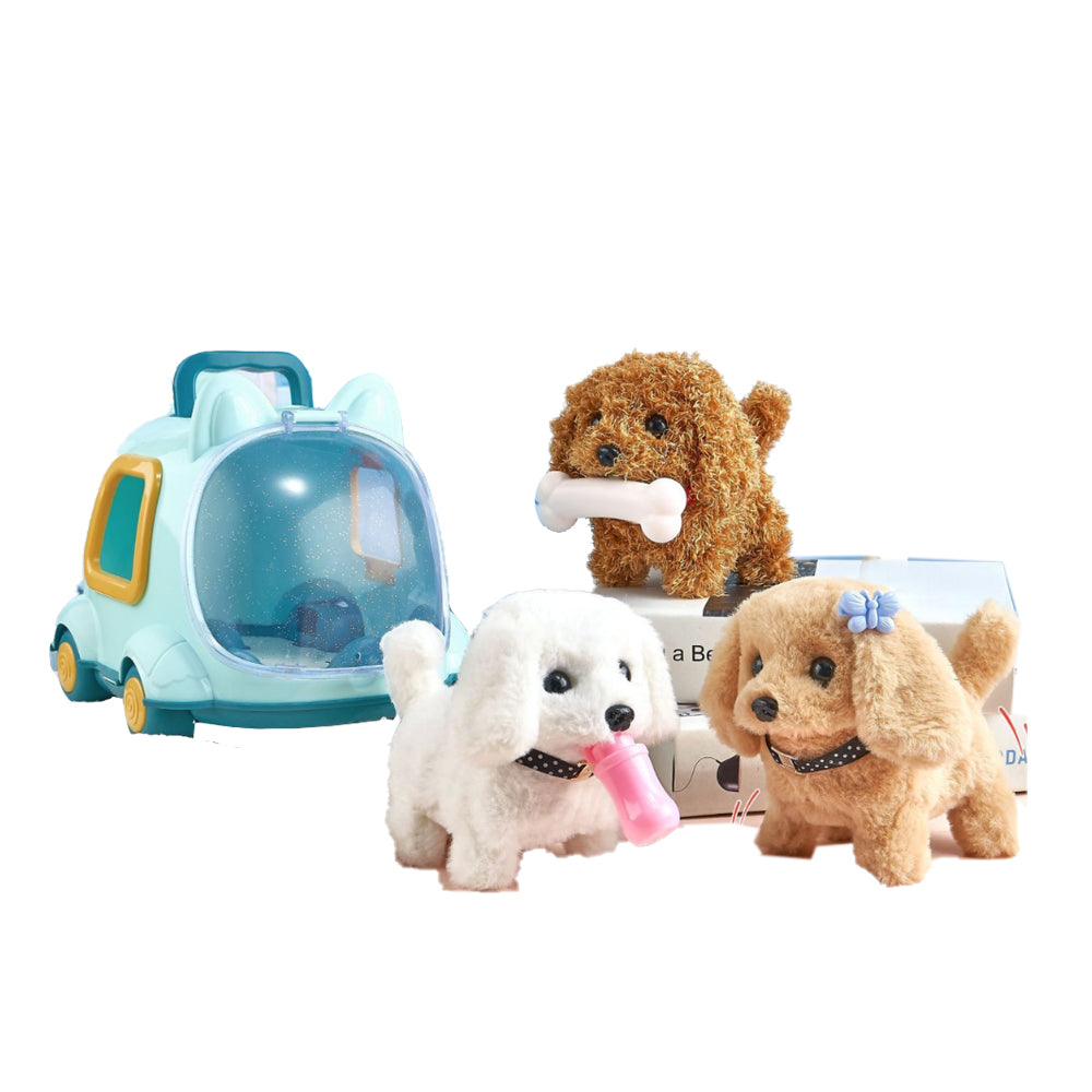 Jolier Fun Toys Play Set Light Puppy & Bone Walking & Sound MC-1103 - Colors May Vary