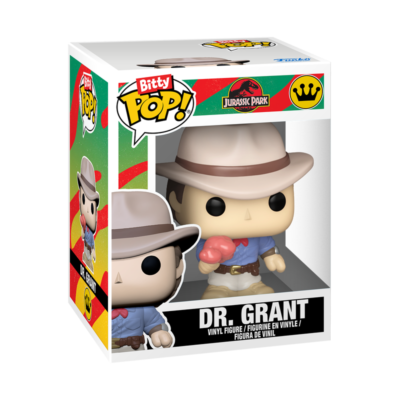 Funko Bitty Pop! Rides Dr. Alan Grant and Jurassic SUV