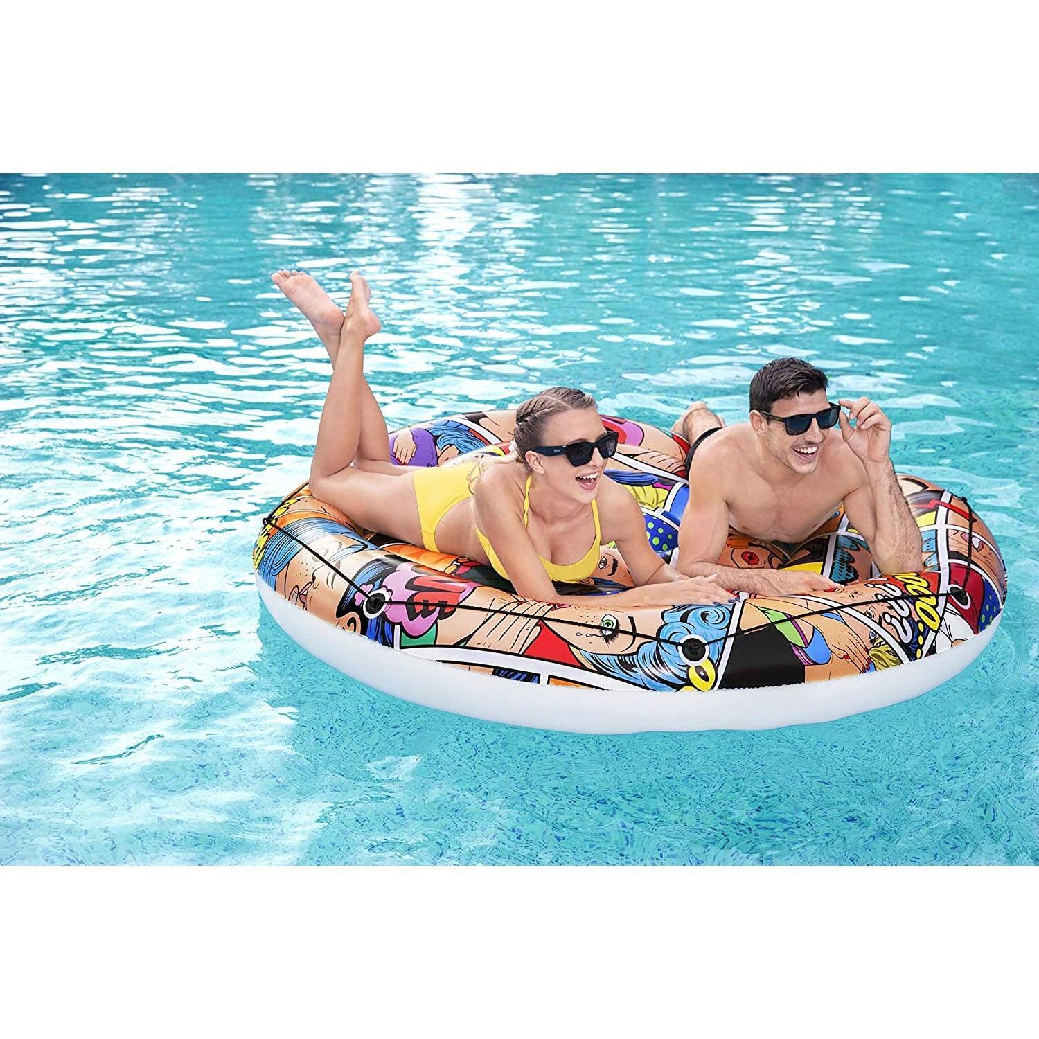 Bestway 43264 Inflatable Pool Mat with Comics Print - BumbleToys - 8-13 Years, Boys, Eagle Plus, Floaters, Island, Pre-Order, Sand Toys Pools & Inflatables