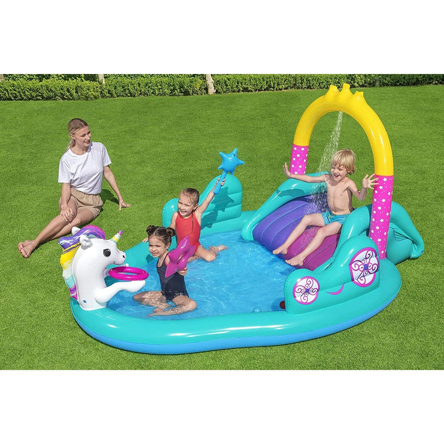 Bestway 53097 Inflatable Play Center with Inflatable Unicorn