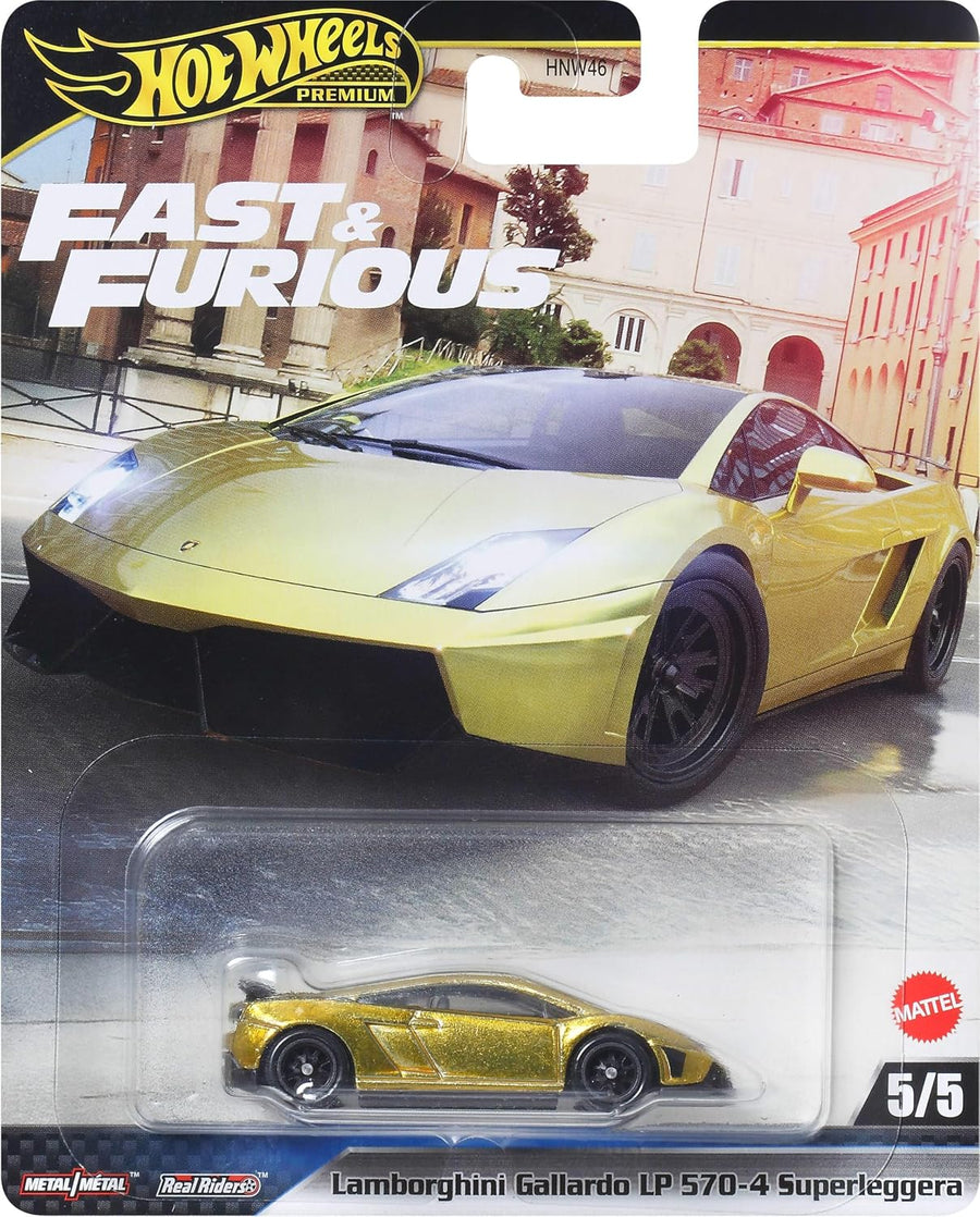 Hot Wheels Premium Fast & Furious 1:64 Scale - Lamborghini Gallardo LP 570-4 Superleggera