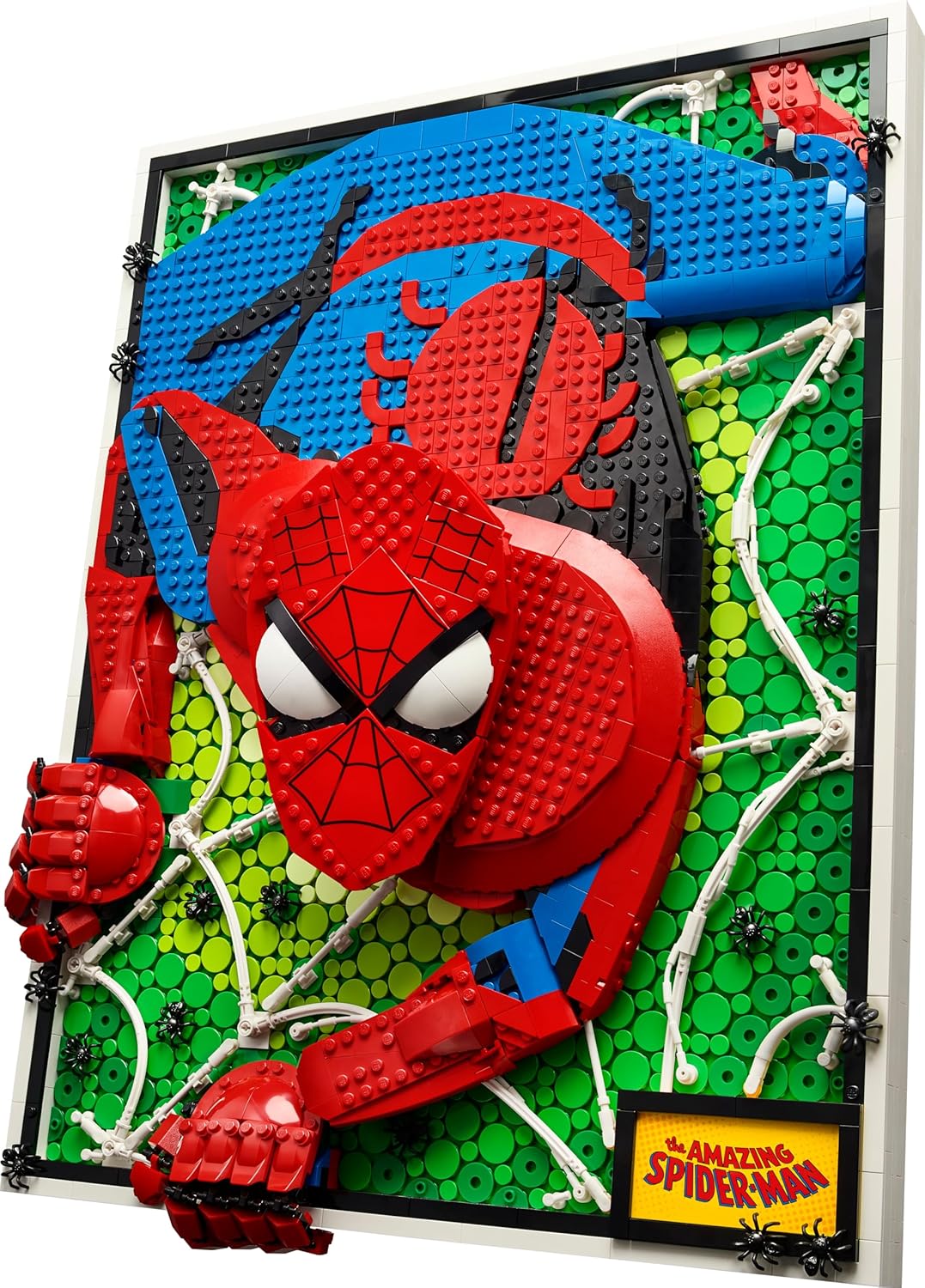 LEGO 31209 ART The Amazing Spider-Man 3D Wall Art Set, Buildable Canvas Poster, Super Hero Home Decoration, Creative Activity, Comic Gift for Teens and Adults