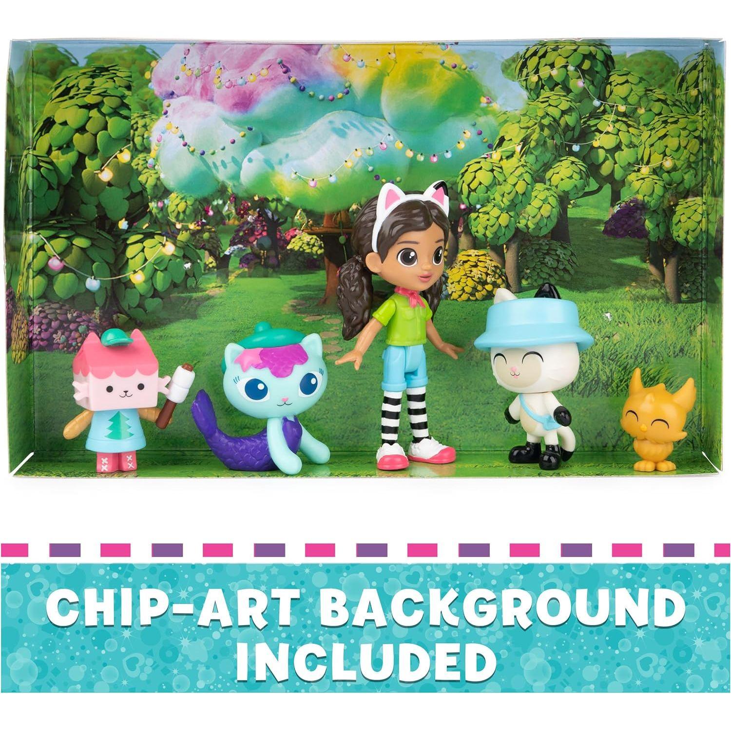 Gabby's Dollhouse Gabby & Friends Camping Figure Set