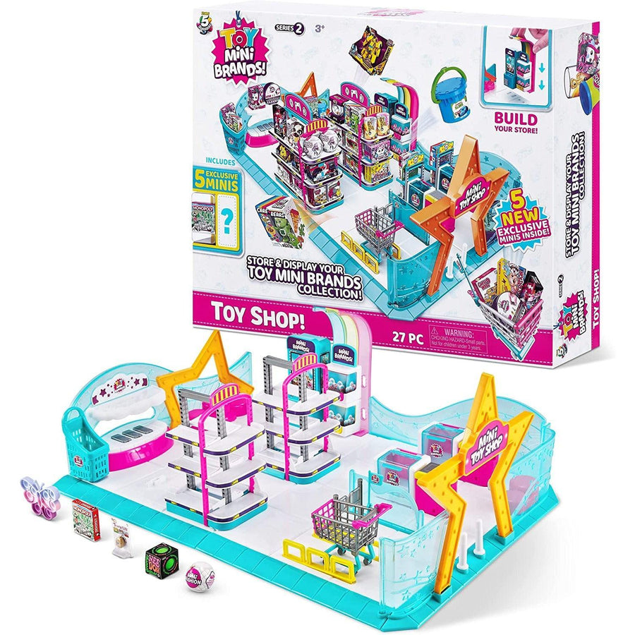 5 Surprise Toy Mini Brands - Mini Toy Shop Playset by ZURU (Series 2)