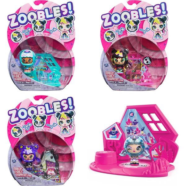 Zoobles Z-Girlz Figure  1 Pack ( Characters May vary)