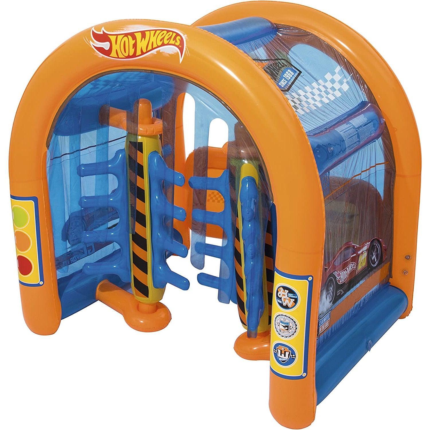 Bestway 93406 Car Wash Center Hot Wheels 1.53m x 1.31m x 1.50m - BumbleToys - 8-13 Years, Boys, Eagle Plus, Floaters, Girls, Sand Toys Pools & Inflatables, unicorn