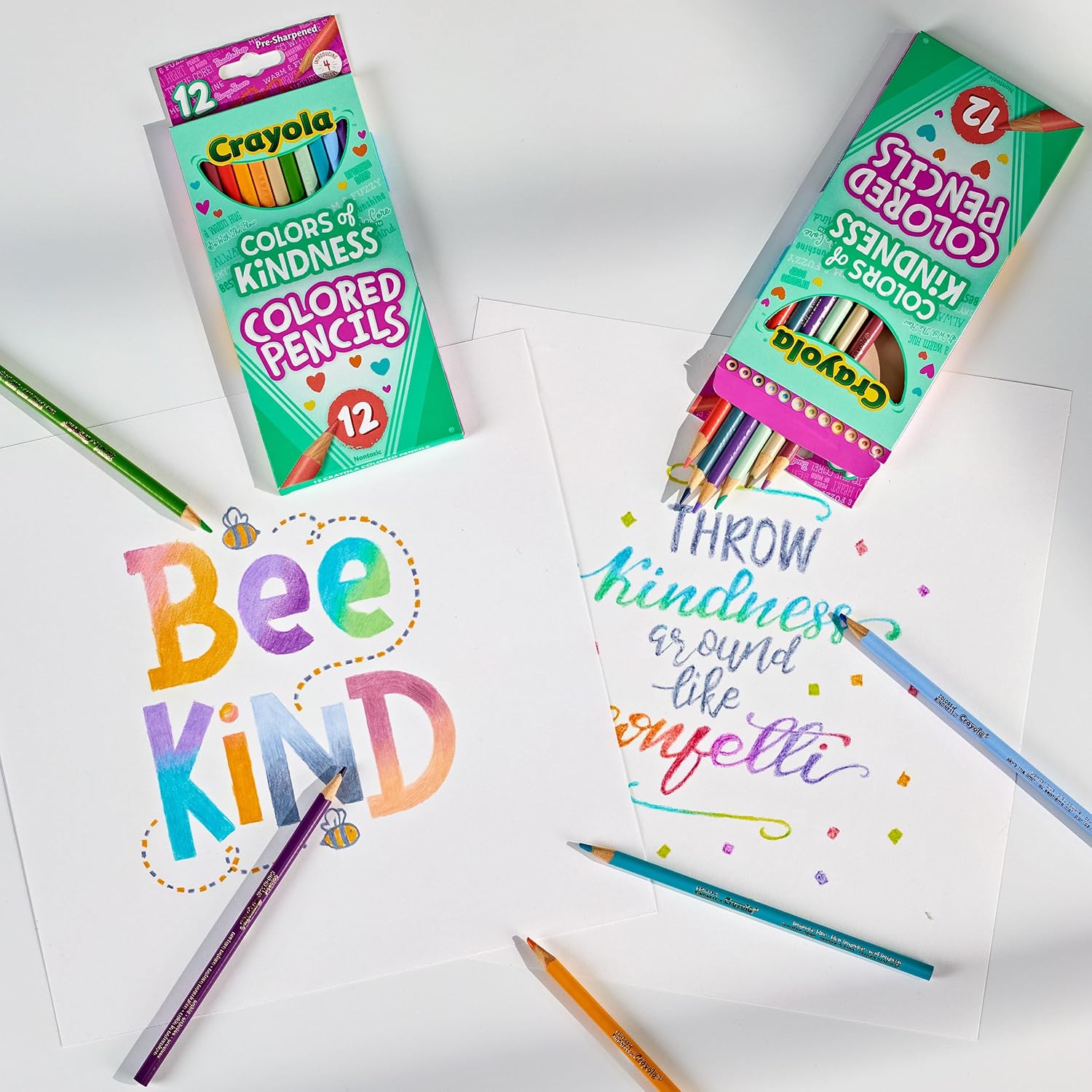 CRAYOLA Colours of Kindness Pencils - Assorted Colours (Pack of 12)