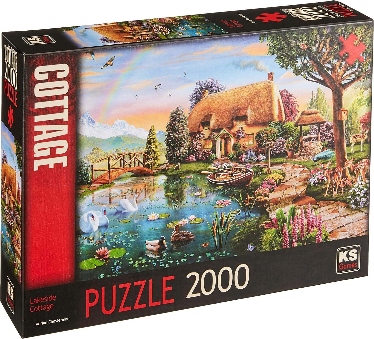 لعبة KS Games Lakeside Cottage Puzzle 2000 قطعة