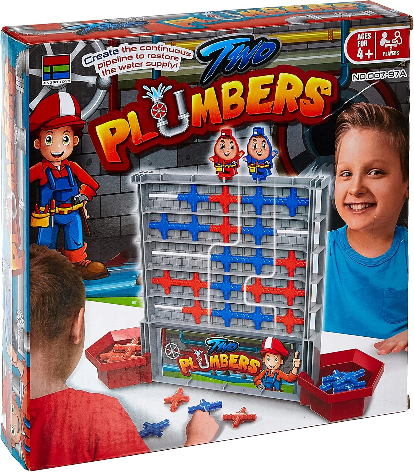 Power Joy Game Two Plumbers Educational Playset, PJ Power Joy, 007-97A