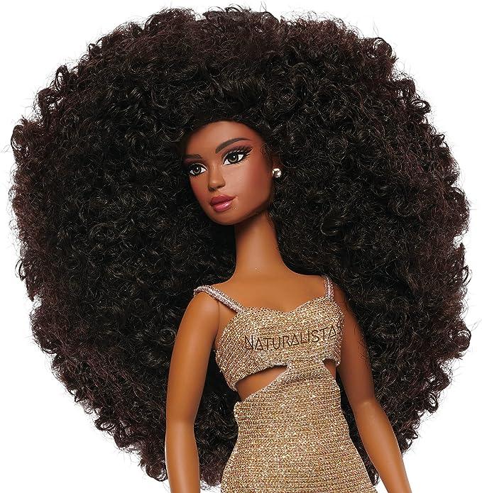 Naturalistas 11-inch Fashion Doll Dayna and Accessories, Dark Brown Hair, Brown Eyes, Pretend Play, Kids Toys for Ages 3 Up