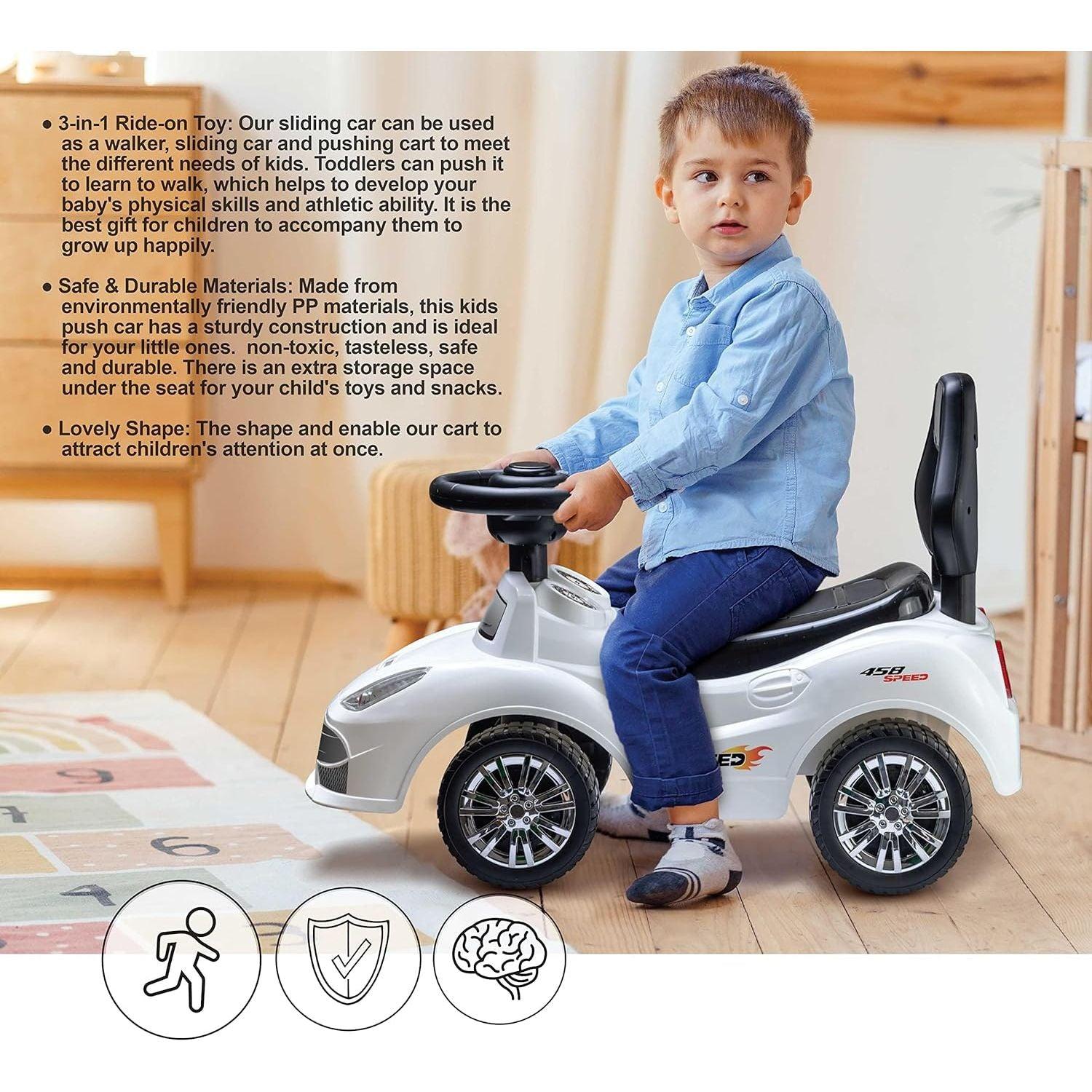 GTS Tic Toys - Kids Ride On Car - Arabic Kids (2-5 Years) - Blue