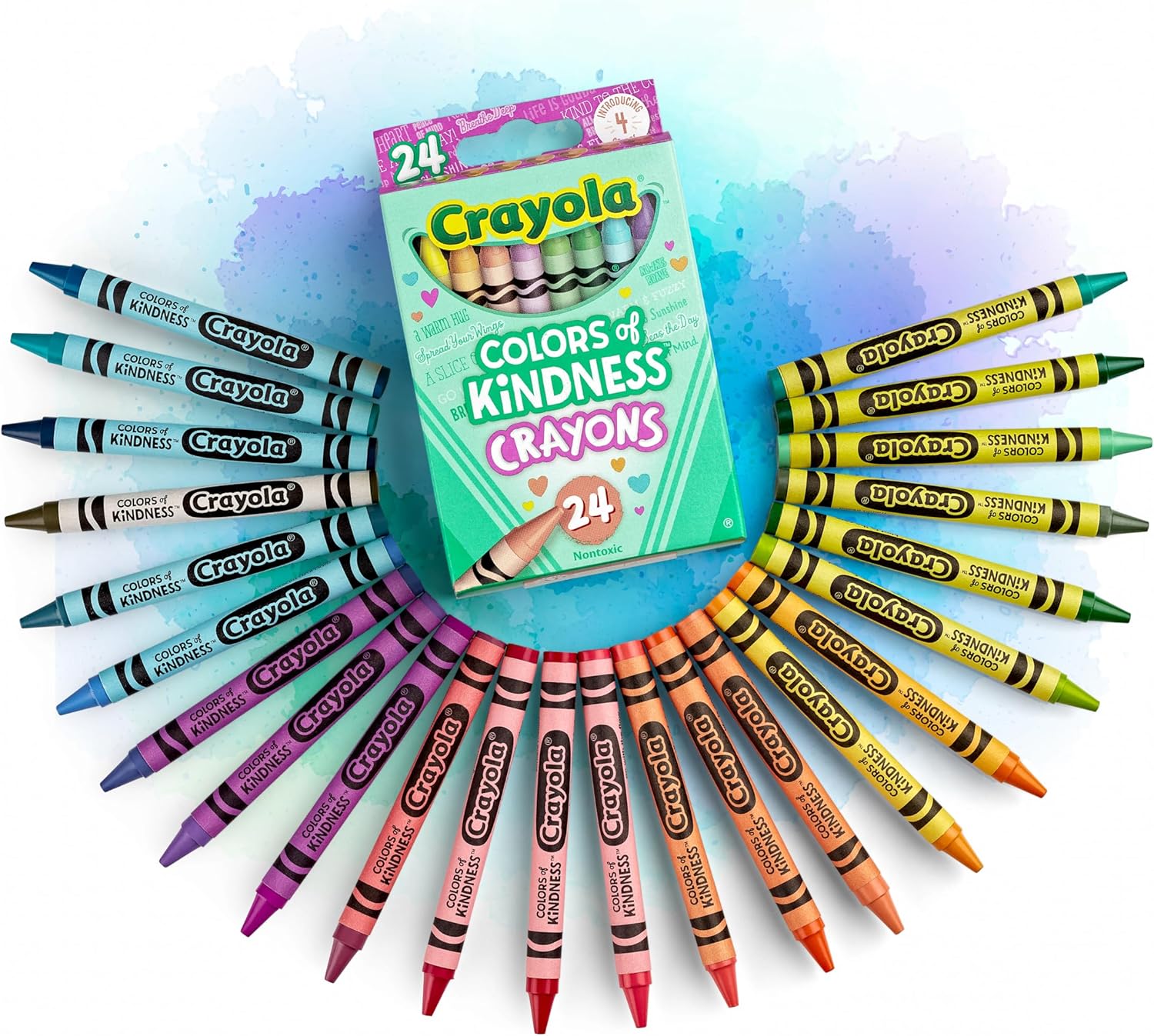 Crayola Colours of Kindness Crayons - Assorted Colours (Pack of 24)