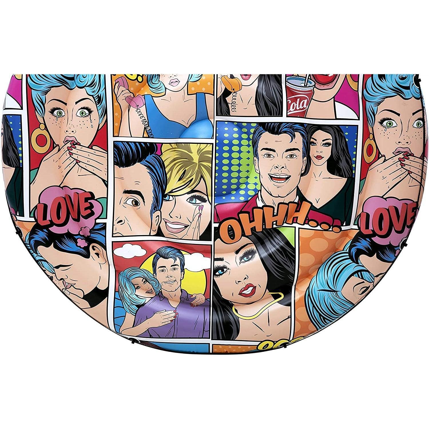 Bestway 43264 Inflatable Pool Mat with Comics Print - BumbleToys - 8-13 Years, Boys, Eagle Plus, Floaters, Island, Pre-Order, Sand Toys Pools & Inflatables