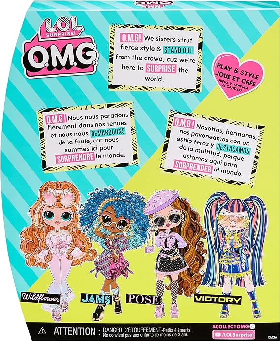 L.O.L. Surprise! LOL Surprise OMG Victory Fashion Doll with Multiple Surprises and Fabulous Accessories