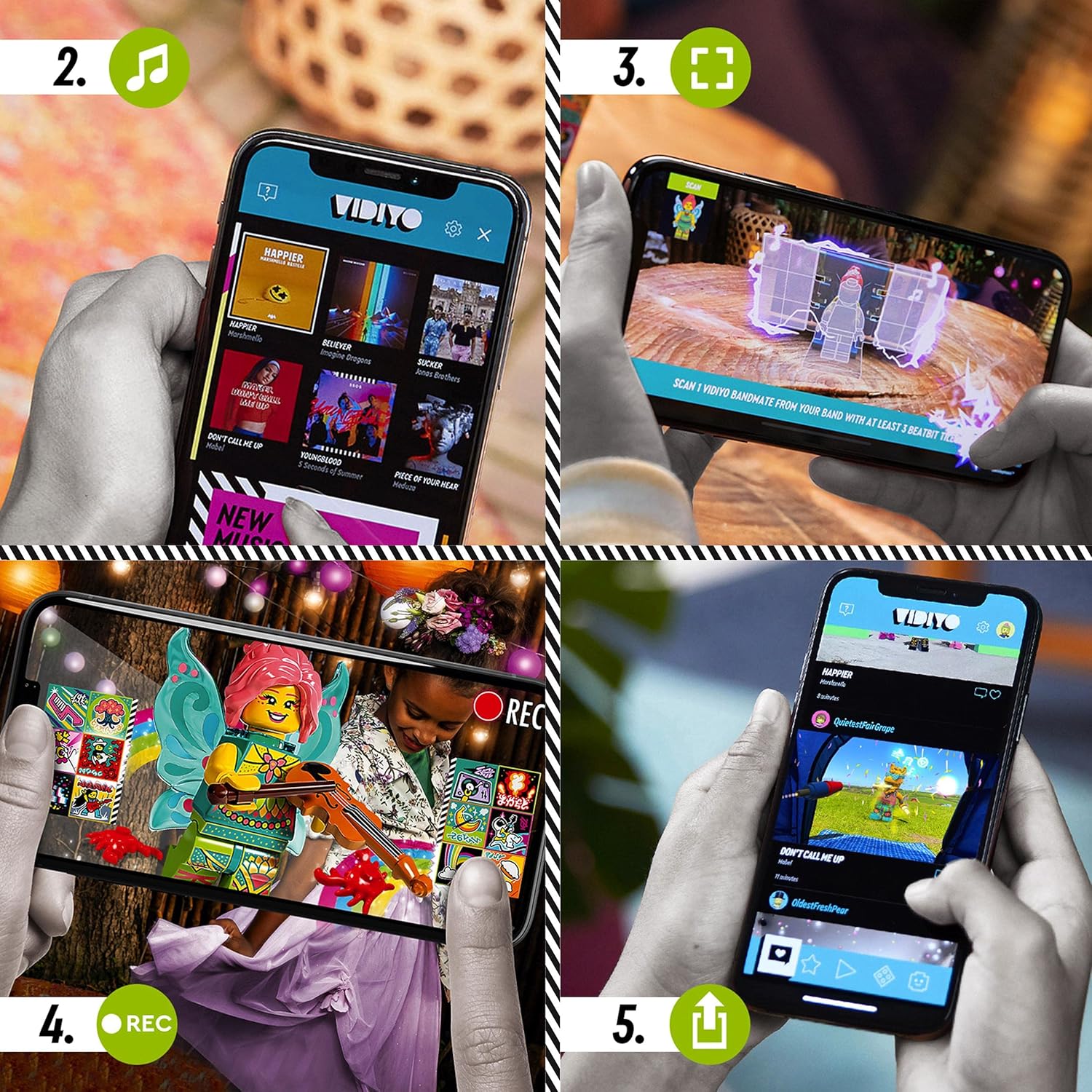 LEGO 43110 VIDIYO Folk Fairy BeatBox Music Video Maker Musical Toy for Kids, Augmented Reality Set with App